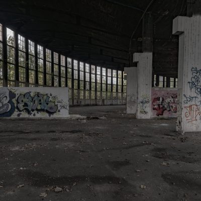 Pillars and graffiti